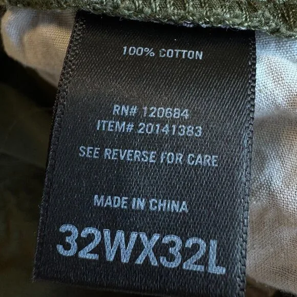 Hot Topic Men's Convertible Cargo Pants 5 Pocket Green Convert to Shorts 32 x 32 - Picture 8 of 9